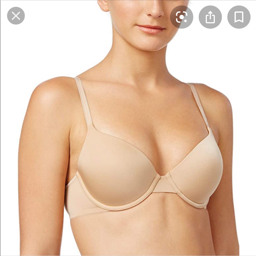 Calvin Klein Lightly Lined Nude T Shirt Bra